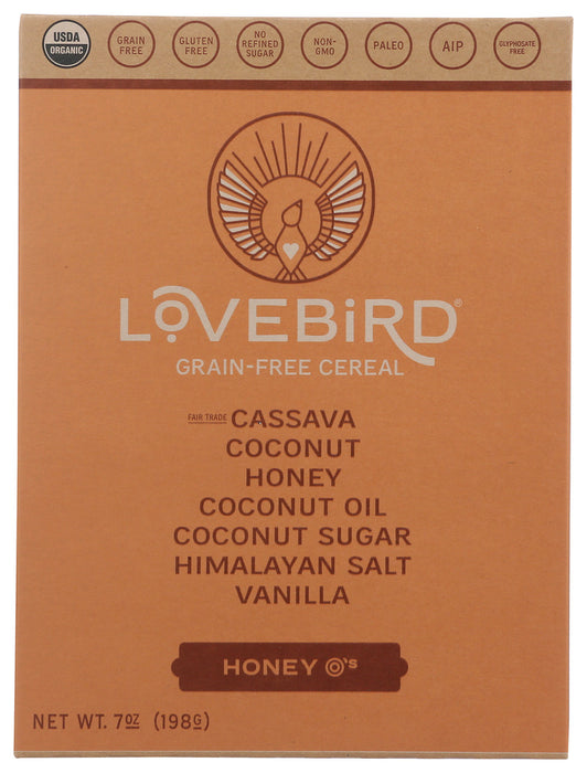 LOVEBIRD: Cereal Grain Free Honey, 7 OZ