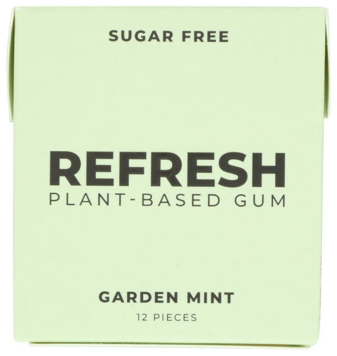 REFRESH GUM: Gum Garden Mint, 12 pc