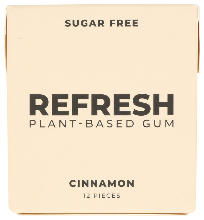 REFRESH GUM: Gum Cinnamon, 12 pc
