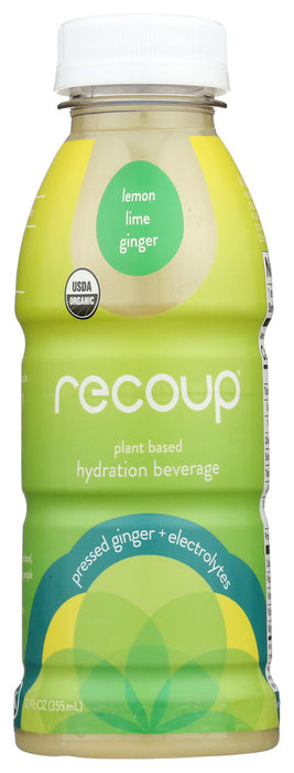 RECOUP: Bev Lemon Lime Gingr Org, 12 fo