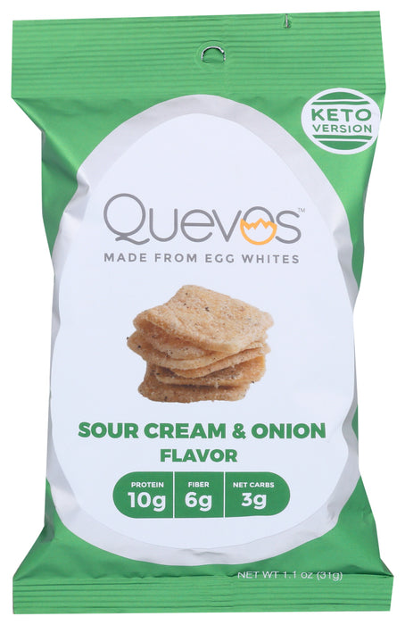 QUEVOS: Chip Sr Crm Onion, 1 oz