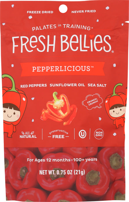 FRESH BELLIES: Snack Toddlr Pepprlicious, 0.75 oz