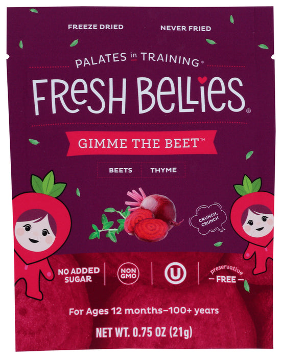 FRESH BELLIES: Snack Toddler Beets, 0.75 oz