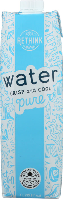 RETHINK: Unflavored Pure Water, 33.8 fo