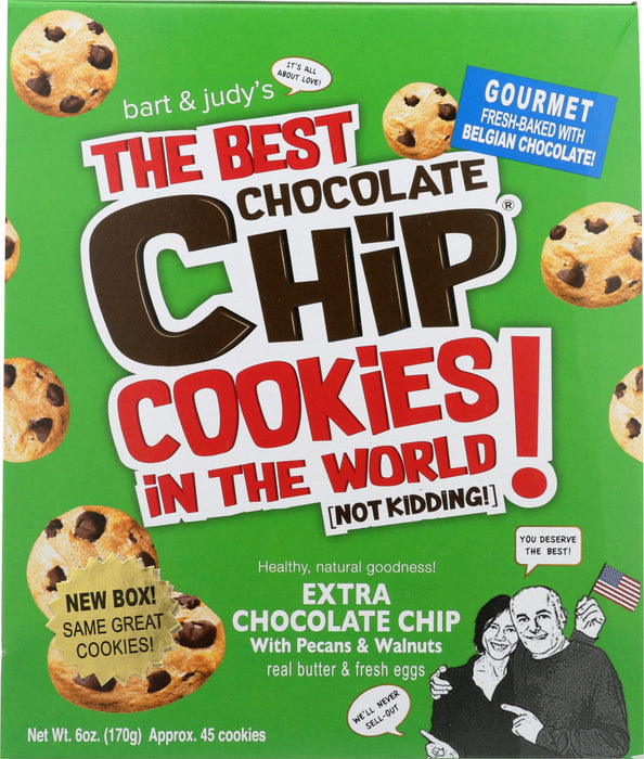 THE BEST CHOC CHIP COOKIE: Cookie Chocolate Chip Pecans and Walnuts, 6 oz