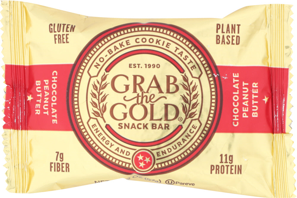 GRAB THE GOLD: Chocolate Peanut Butter Snack Bars, 2 oz