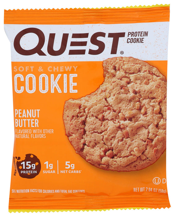 QUEST: Bar Cookie Protein Peanut Butter, 2.04 oz