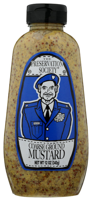 THE PRESERVATION SOCIETY: Mustard Coarse Ground, 12 oz