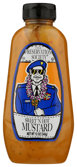 THE PRESERVATION SOCIETY: Mustard Sweet N Hot, 12 oz