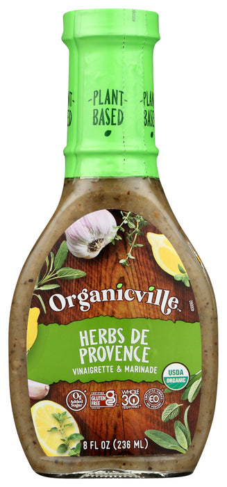 ORGANICVILLE: Herbs De Provence Vinaigrette and Marinade, 8 oz