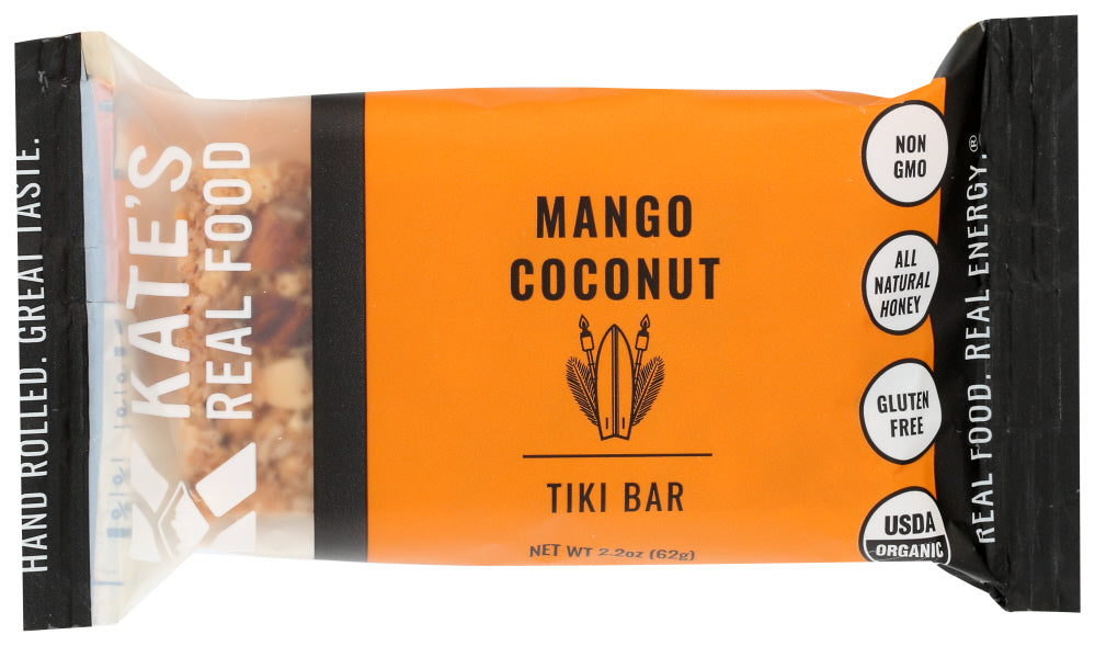 KATES REAL FOOD: Mango Coconut Bar, 2.2 oz