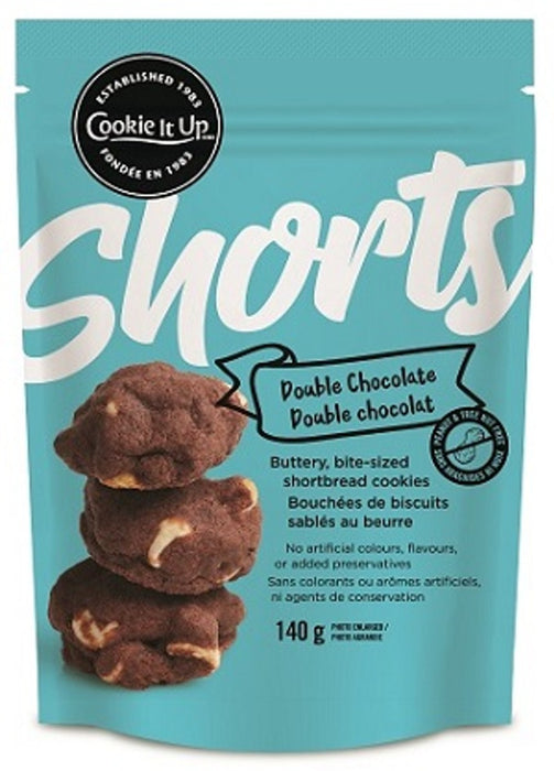 COOKIE IT UP: Cookies Shrtbd Dbl Choc, 4.9 OZ