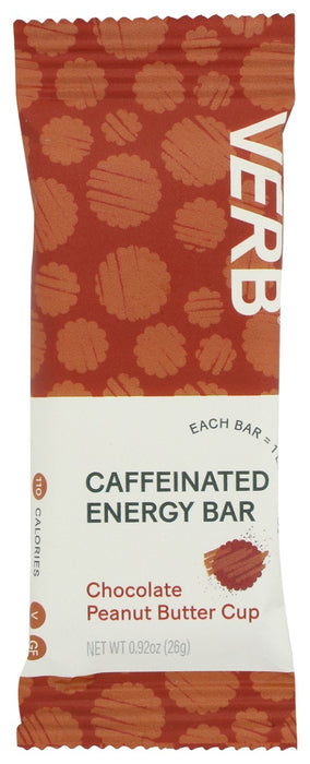 VERB ENERGY: Bar Choc Peanut Butter, 0.92 oz