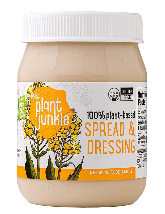PLANT JUNKIE: Drssng Spread Canola Oil, 15 fo