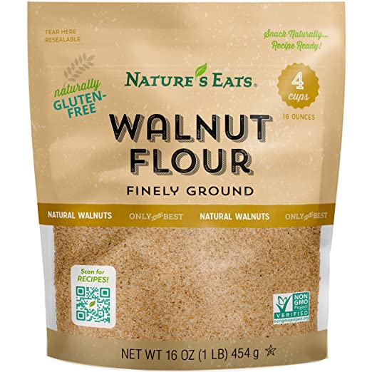 NATURES EATS: Flour Walnut, 16 oz