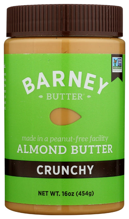 BARNEY BUTTER: Almond Butter Crunchy, 16 Oz