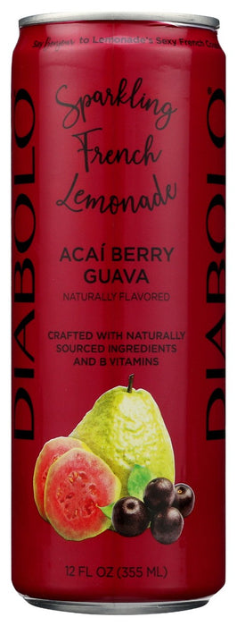 DIABOLO: Acai Berry Guava Soda, 12 fo