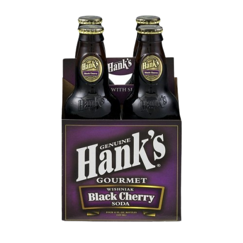 HANKS: Premium Wishniak Black Cherry Soda 4Pk, 48 fo