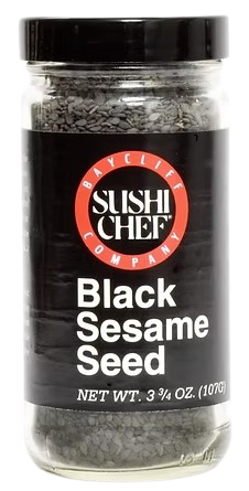SUSHI CHEF: Black Sesame Seed, 3.75 oz