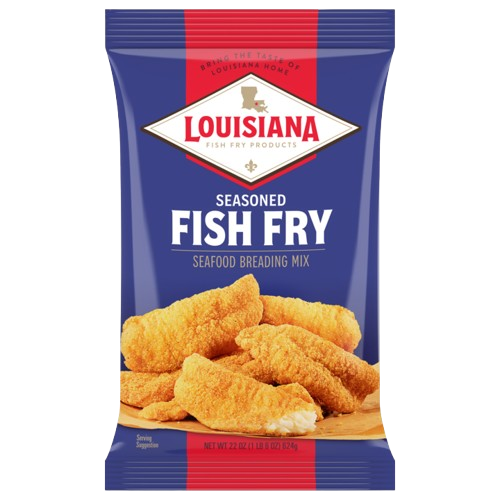 LOUISIANA FISH FRY: Seasoned Fish Fry, 22 oz