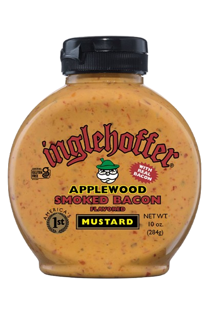INGLEHOFFER: Applewood Bacon Mustard, 10 oz
