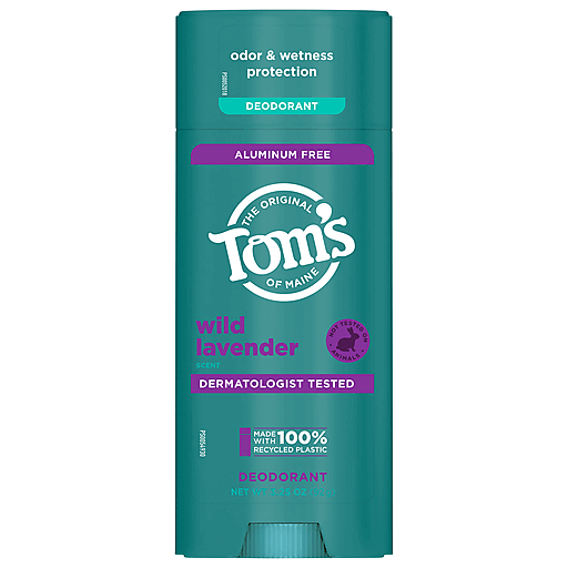 TOMS OF MAINE: Wild Lavender Deodorant Stick, 3.25 oz
