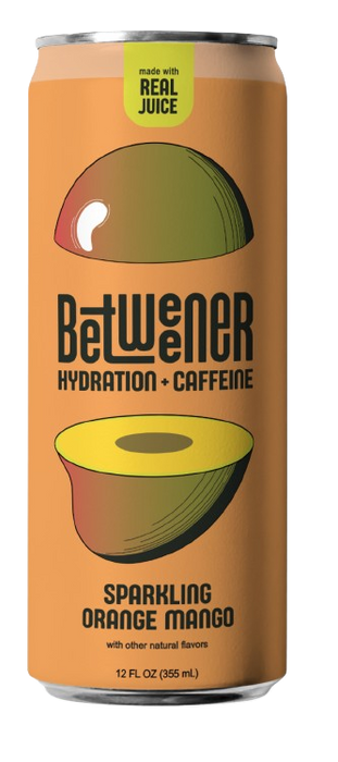 BETWEENER: Hydration Caffeine Orange Mango, 12 fo