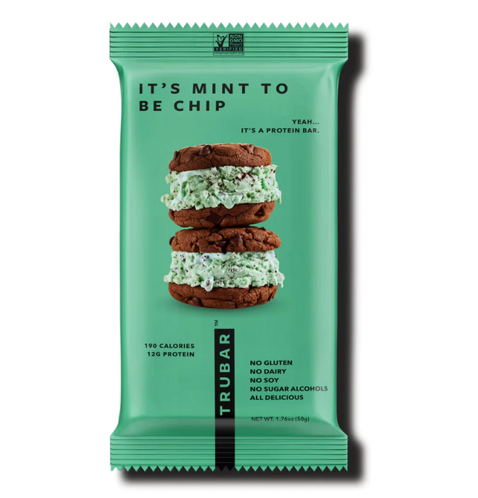 TRUBAR: It's Mint To Be Chip Protein Bar, 1.76 oz