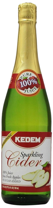KEDEM: Sparkling Apple Cider Juice, 25.4 fo