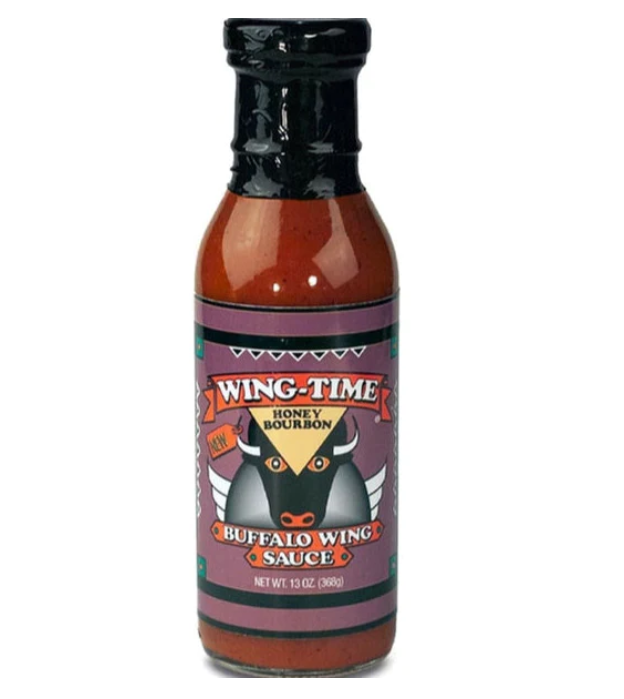 WING TIME: Honey Bourbon Buffalo Wing Sauce, 13 oz