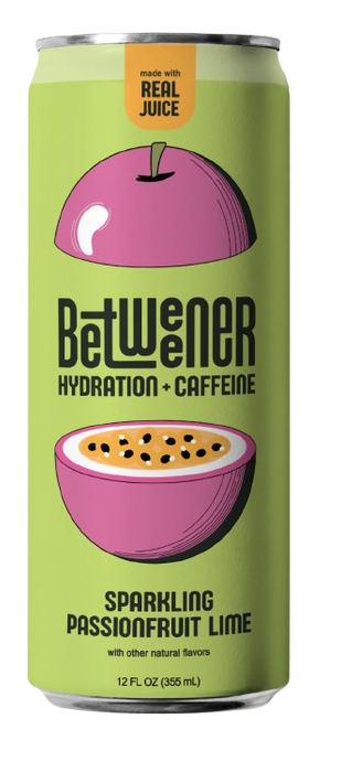 BETWEENER: Hydration Caffeine Passionfruit Lime, 12 fo