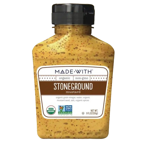 MADE WITH: Organic Stoneground Mustard, 9 oz