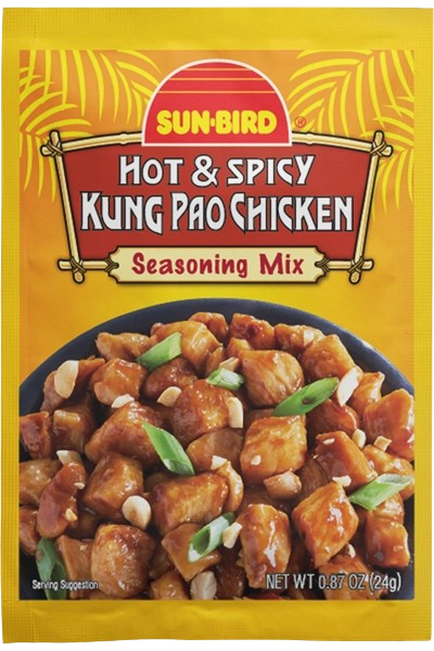 SUNBIRD: Hot and Spicy Kung Pao Chicken, 0.87 oz
