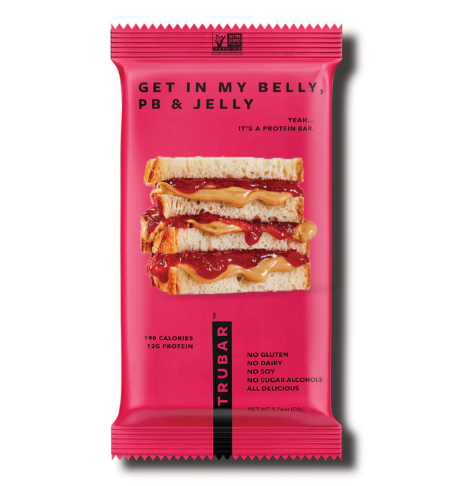 TRUBAR: Get In My Belly PB and Jelly Protein Bar, 1.76 oz