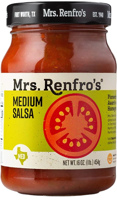 MRS RENFRO: Medium Salsa, 16 oz
