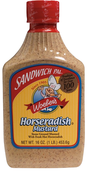 WOEBER: Horseradish Mustard, 16 oz