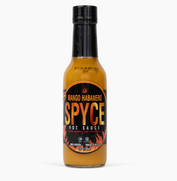SPYCE HOT SAUCE: Mango Habanero Sauce, 5 fo