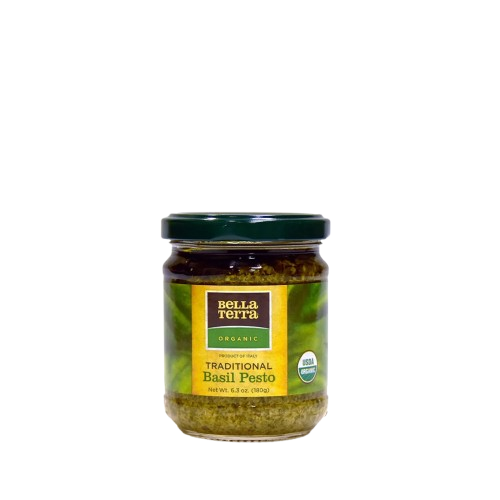 BELLA TERRA: Pesto Organic Garlic and Basil, 6.3 oz