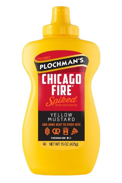 PLOCHMANS: Chicago Fire Spiked With Hot Sauce Mustard, 15 oz