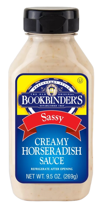 BOOKBINDERS: Creamy Horseradish Sauce, 9.5 oz