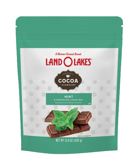 COCOA CLASSICS: Mint and Chocolate Cocoa Mix Pouch, 14.8 oz