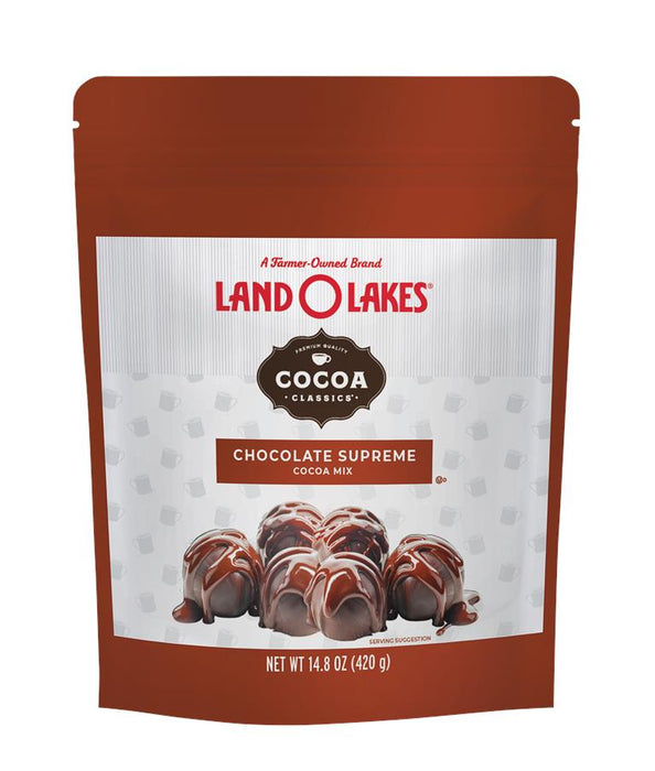 COCOA CLASSICS: Chocolate Supreme Cocoa Mix Pouch, 14.8 oz