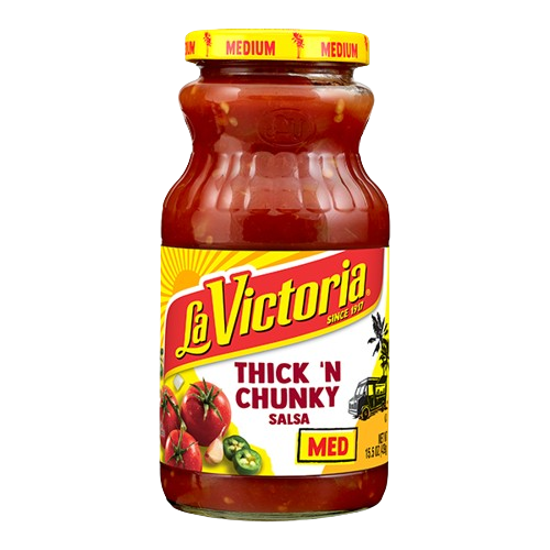LA VICTORIA: Thick N Chunky Salsa Medium, 16 oz
