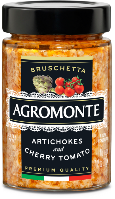AGROMONTE: Bruschetta Chy Tmto Artck, 7.05 oz