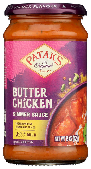 PATAKS: Butter Chicken Simmer Sauce, 15 oz