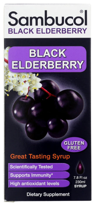 SAMBUCOL: Black Elderberry Syrup Large, 7.8 oz