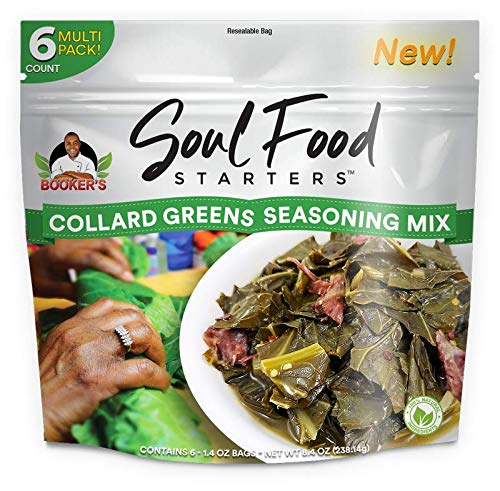 BOOKERS SOUL FOOD STARTERS: Collard Greens Seasoning Mix, 8.4 oz