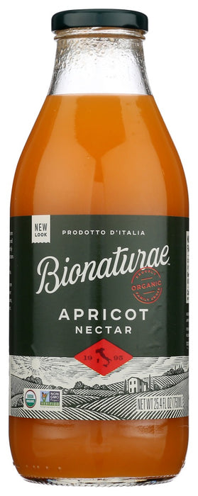 BIONATURAE: Organic Apricot Nectar, 25.4 fo