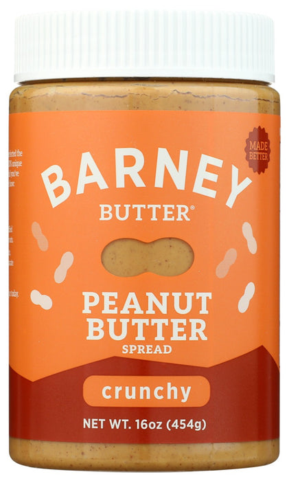 BARNEY BUTTER: Crunchy Peanut Butter, 16 oz