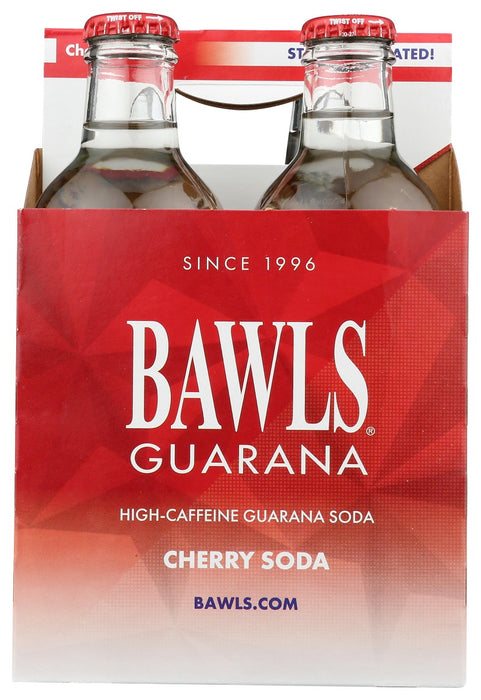 BAWLS GUARANA: Cherry 4 Pack, 40 oz